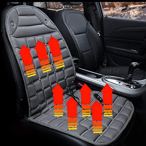 Winter Warm Car Seat Cover, Comfortable Car Seat Cushion Cold Weather Winter Driving, Car Travel Driver Seat Cover Front Seat, Car Warm Seat Cushion Pad Car Seat Protector (Black2, 1pcs)