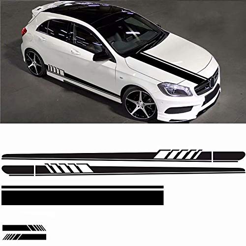 Car Decals Auto Vinyl Car Body Side Stripe Skirt Decal Sticker-Roof Decal Hood Decal Car Body Decal - Fochutech