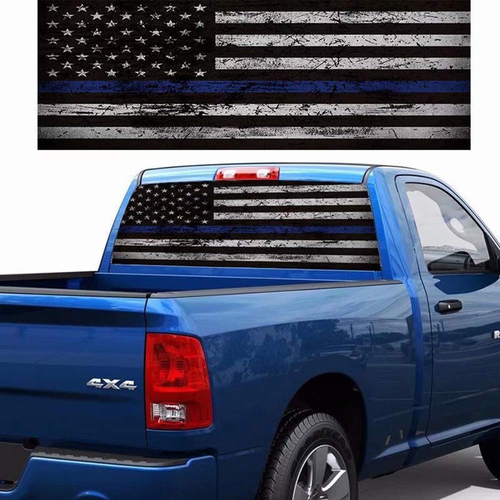 USA Flag Vinyl Decal Stickers - Car Window Sticker - Vinyl Decals